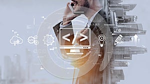 Web Development Digital Coding Interface Muxer