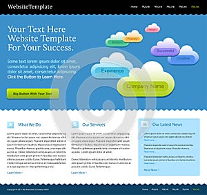 Modern web site design template