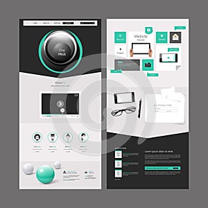 Modern Website Template Design