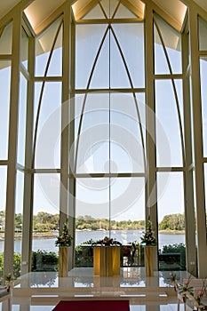Modern wedding chapel