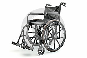 Modern Wheelchair Isolated on White