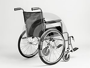 Modern Wheelchair Isolated on White
