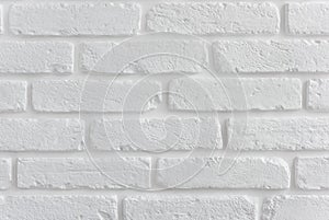 Modern white brick wall texture