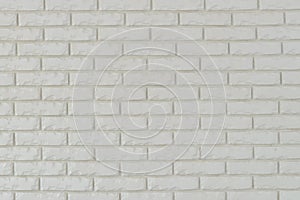 Modern white brick wall texture for background