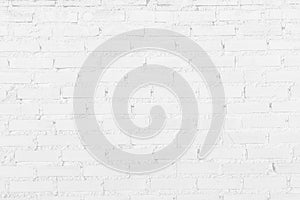 Modern white brick wall texture background