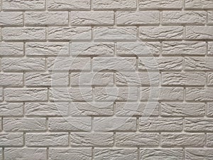 Modern white brick wall texture background for wallpaper