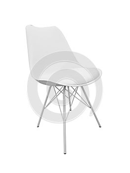modern white chair furniture with white legs