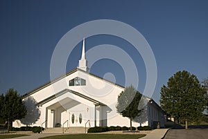 Modern White Church