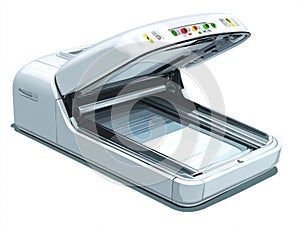 Modern White Flatbed Document Scanner