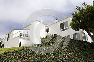 Modern White House On A Hill In California