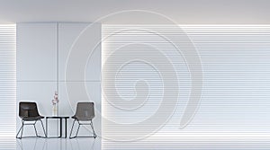 Modern white living room interior 3d rendering image