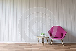 Modern white living room vintage style 3d rendering image photo