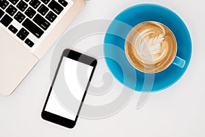 Modern White office desk table