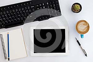 Modern White office desk table