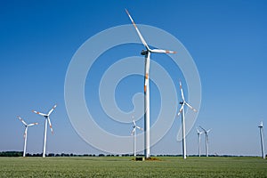 Modern wind power turbines