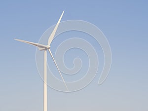 Modern Windmill Turbine, Wind Power, Green Energy