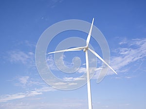 Modern Windmill Turbine, Wind Power, Green Energy