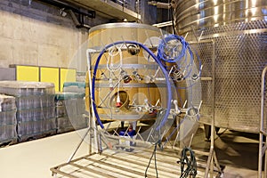 Modern wine cellar and wine making tools