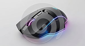 Modern wireless gaming mouse with rgb lighting