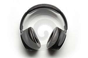 Modern Wireless Headphones on White Background