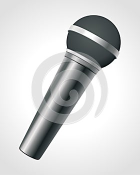 Modern wireless microphone for performance