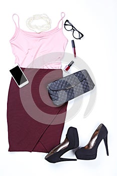 Modern women`s clothes