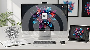 AI Creativity: Digital Art and Design Workflow on Modern Devices
