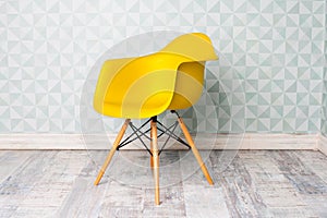 Modern yellow chair