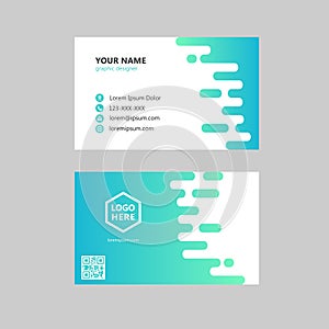 Modern youthful clean business card designs