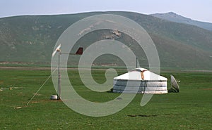 Modern yurt, Mongolia