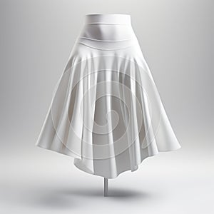 Modern Zbrush Manic Skirt: Bold, Angular, Asymmetric Aluminum Design photo