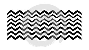 Modern Zigzag Chevron Pattern, Dynamic Geometric Background Art, vector design Generative AI
