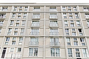 Modernist architecture in the socialist style in Le Havre, France photo