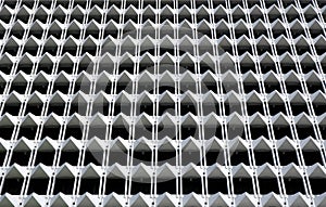 Modernist repetitive pattern, 1970s architectural style