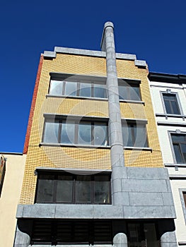 Modernist style apartment building. photo