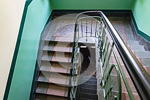 Modernist tenement house in Rzeszow city in Poland