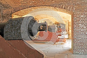 Fort Sumter: Parrott Rifled Cannon