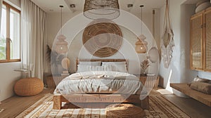 Modernized Boho Chic Bedroom Interior Design