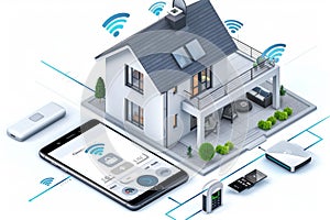 Modernized digital security in smart homes employs safeguarded email and household VPN upgrades to revise protection alerts and en photo