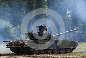 Modernized tank Serbian Army