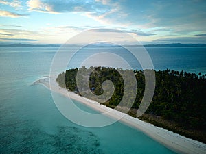 Modessa Island . Roxas Philippines. drone photo