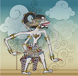 Wayang Vector, Modifications Puppets character in vector style photo