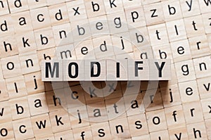 Modify word concept