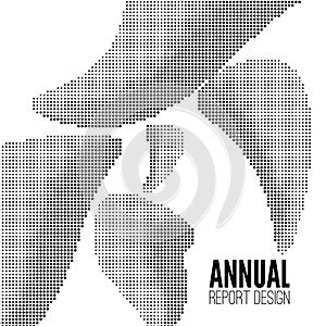 Modish halftone elements.