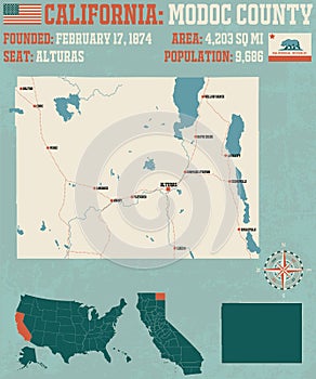 Modoc county in California.