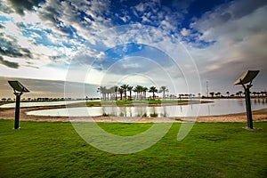 Modon lake Park-Dammam Saudi Arabia photo