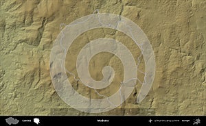 Modrava outlined, Czechia. Physical