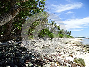 Modriki Monuriki island - famous of the movie Cast Away with Tom Hanks