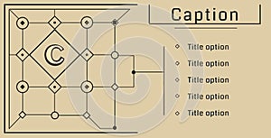 Modular Bauhaus vector background