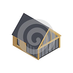 Modular Building House Composition